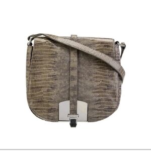 Lizard Print Shoulder Bag